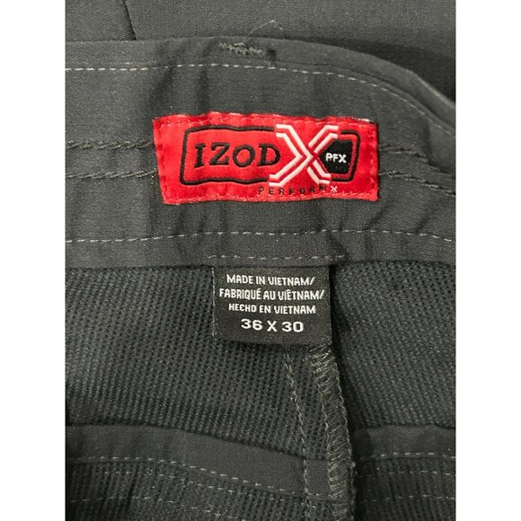 Izod PFX Mens Black Performance Pants Sz 36 X 30 - Picture 4 of 7